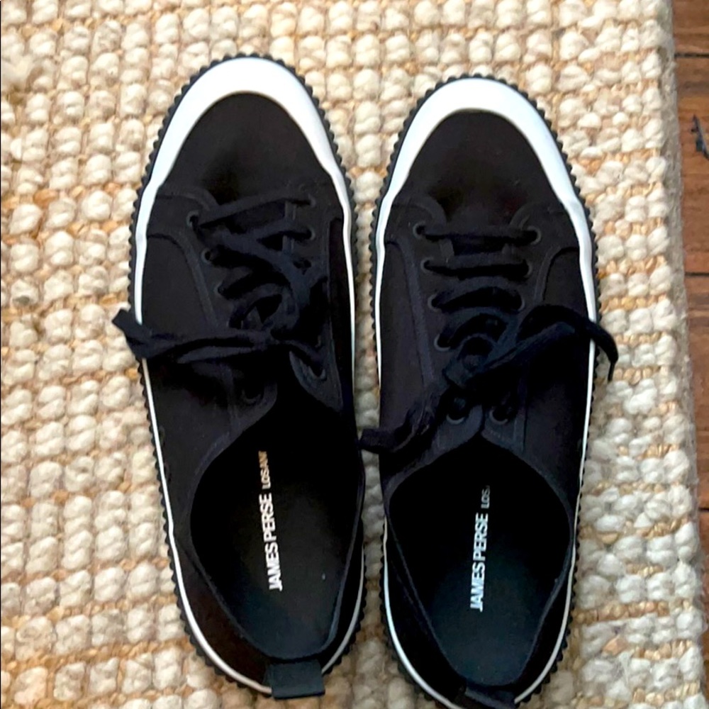 James Perse Canvas vulcanized sneaker